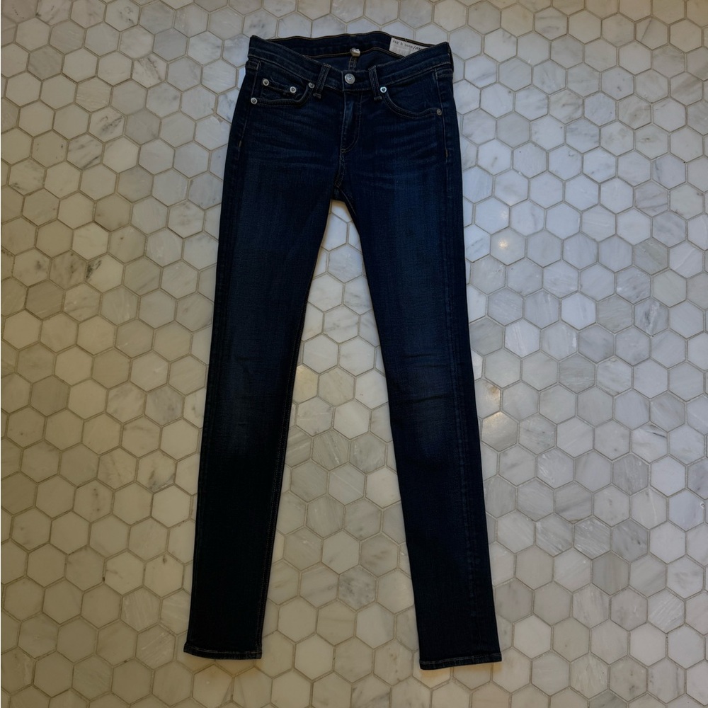 Rag and Bone Women's Dark Blue skinny Jeans size 24